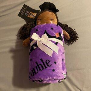 🧙‍♀️CYNTHIA ROWLEY CURIOUS KIDS WITCH FRIEND & HALLOWEEN THROW